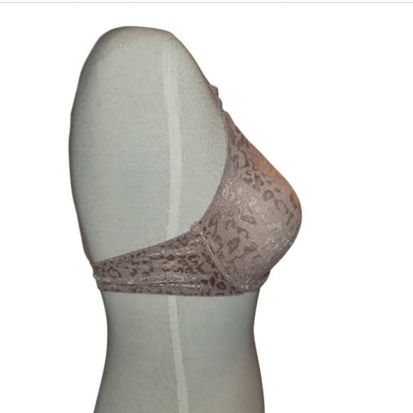 Maidenform tan animal print underwire t-shirt Bra 38c - Picture 4 of 6